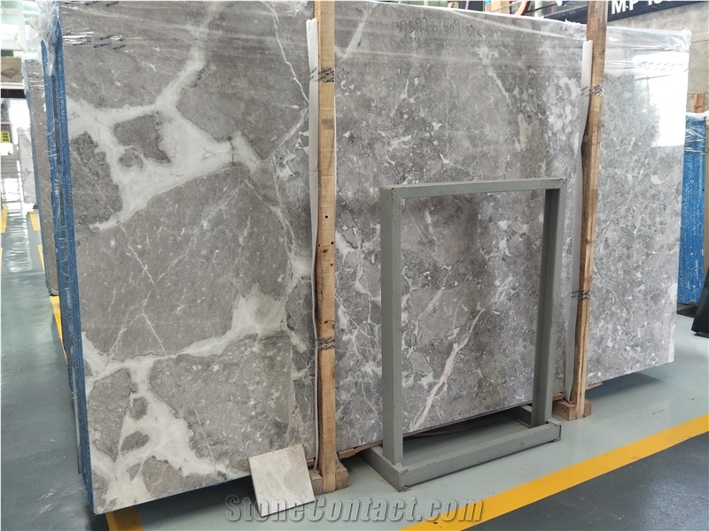 Dora Cloud Grey Marble Slabs & Tiels, Wall Cladding for Interior Decor