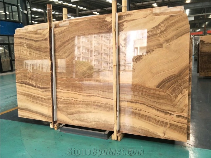 Golden Brown Marble Slab&Tile for Floor Tiles