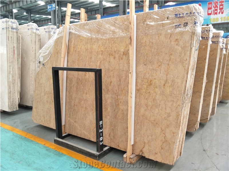 Golden Rose Cream Marble for Building Wall and Floor Covering