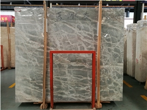Grey Marble Slabs Machine Cutting Panel Tile for Lobby Floor Covering
