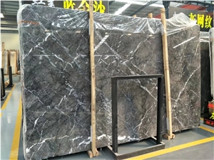 Grigio Argentato，Dark Grey with White Veins Marble and Tiles