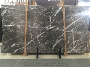 Grigio Carnico Grey Marble Slab Floor Wall Tiles Decorative Stone