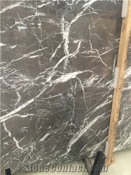 Grigio Carnico Grey Marble Slab Floor Wall Tiles Decorative Stone