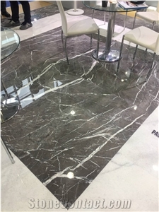 Grigio Carnico Grey Marble Slab Floor Wall Tiles Decorative Stone