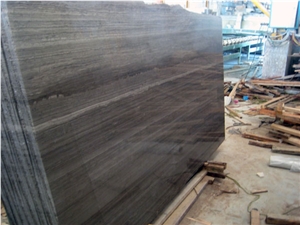 Guizhou Wooden Grey Marble Exterior Interior Wall & Floor Applications