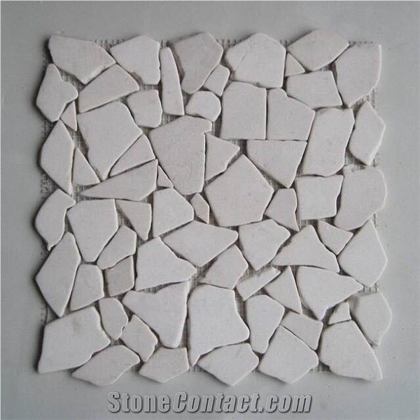 Han White Marble Mosaic / Different Styles Wall & Floor Mosaic Tiles