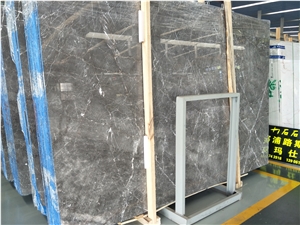 Hermes Grey Marble Big Slabs Wall Floor Covering, Elegant Build Stone