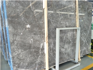 Hermes Grey Marble Big Slabs Wall Floor Covering, Elegant Build Stone