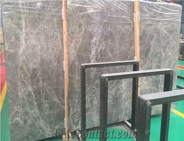 Hermes Grey Marble White Veins Tiles & Slabs, Own Quarry and Factory