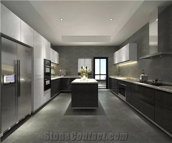 Hermes Grey Marble White Veins Tiles & Slabs, Own Quarry and Factory
