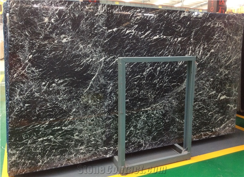 Ice Flower Black Marble,Century Black Ice Marble,China Marquina