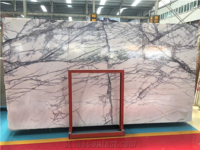 Italy Ice Jade Marble Grey Lilac Pattern Slabs & Tiles for Wall Decor
