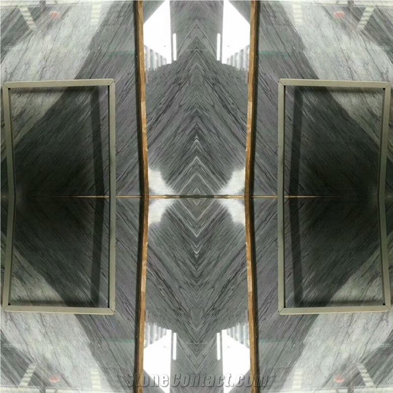 Italy Lapys Grey Marble Polished Slabs