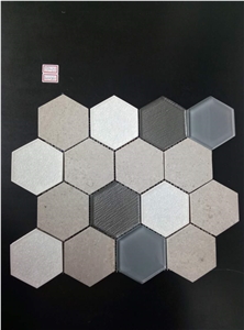 Kitchen and Vanity Mosaic Marble,Polished and Honed
