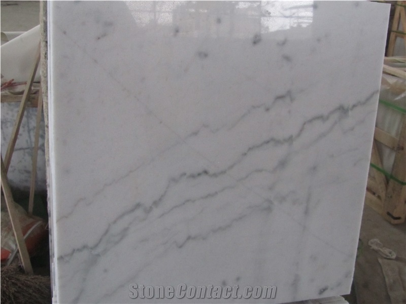Kwong Sal White， China Bianco Carrara Marble,Guangxi White Marble