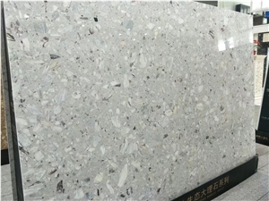 Light Grey Artificial Marble Stone,Quartz Stone Slabs&Tiles