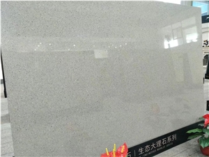 Light Grey Artificial Quartz Stone Slab&Tiles for Kitchen Countertop