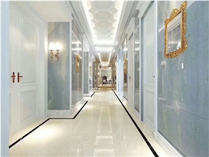 Light Sky Blue Marble Slab,Azul Cielo Tiles for Hotel Decoration, Azul Argentina Blue Marble