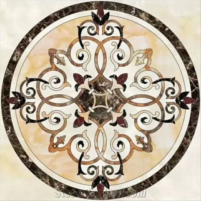 Marble Mosaics Inlay Fantastic Medallions,Water-Jet Medallion
