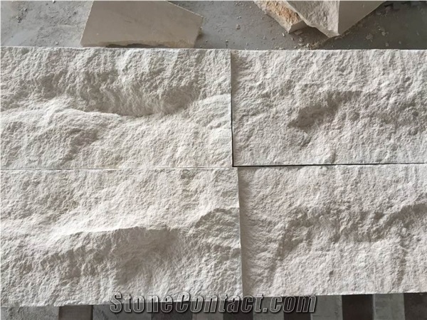 Moca Cream Beige Limestone Mushroom Stone Wall Cladding