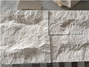 Moca Cream Beige Limestone Mushroom Stone Wall Cladding