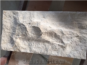 Moca Cream Beige Limestone Mushroom Stone Wall Cladding