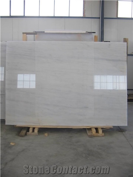 Mugla White Marble Tiles Slabs, Floor&Wall Covering, Building Design