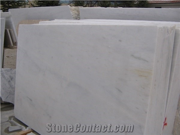 Mugla White Marble Tiles Slabs, Floor&Wall Covering, Building Design