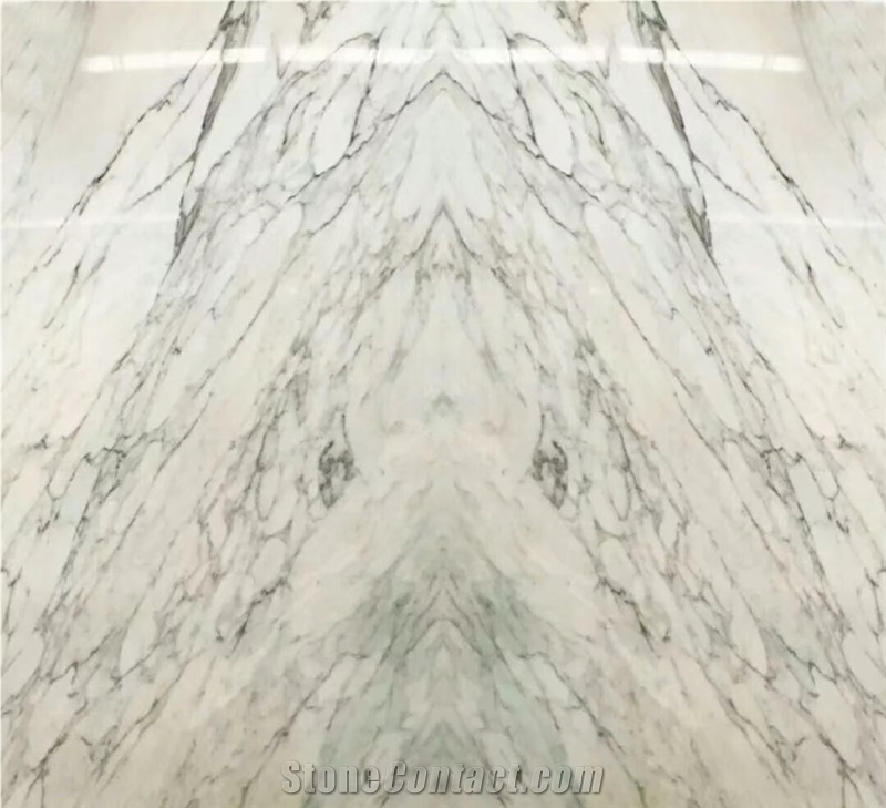 Myanmar White Jade Marble Floor Covering Polished