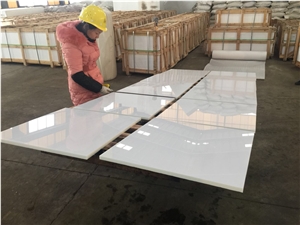 Nano Glass Crystallized Stone Slabs, Artificial White for Wall