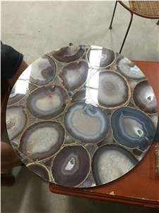 Natural Agate Gemstone with Various Color, Semiprecious Stone