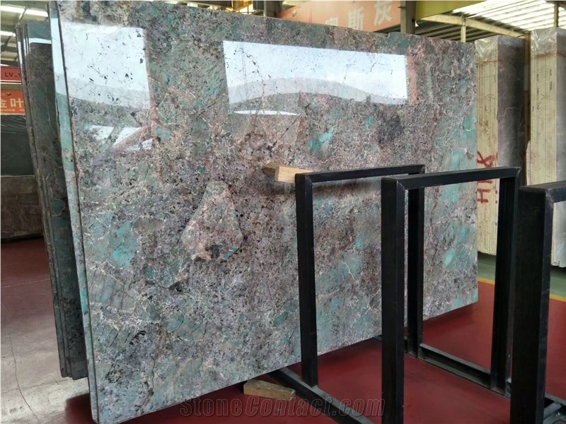 Natural Green Granite Stone for Store,Amazon Green Granite,