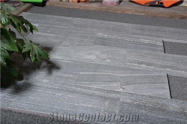Negro Santiago Granite Patino Pavement Tiles for Garden Hotel