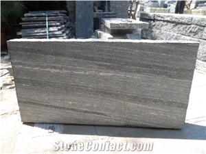 Negro Santiago Grey Granite Slabs&Tiles for Kitchen Floor Cover