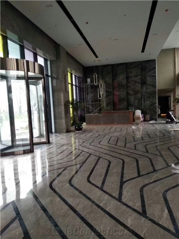 New Grey Marble/Own Quarry/Hotel Decoration/Polished and Honed