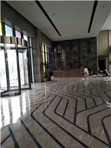 New Grey Marble/Own Quarry/Hotel Decoration/Polished and Honed New Grey Marble/Own Quarry/Hotel Decoration/Polished and Honed