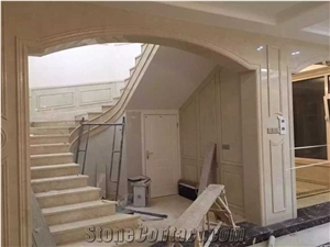 New Ultraman Beige Marble,Ottoman Beige Marble Stairs & Steps