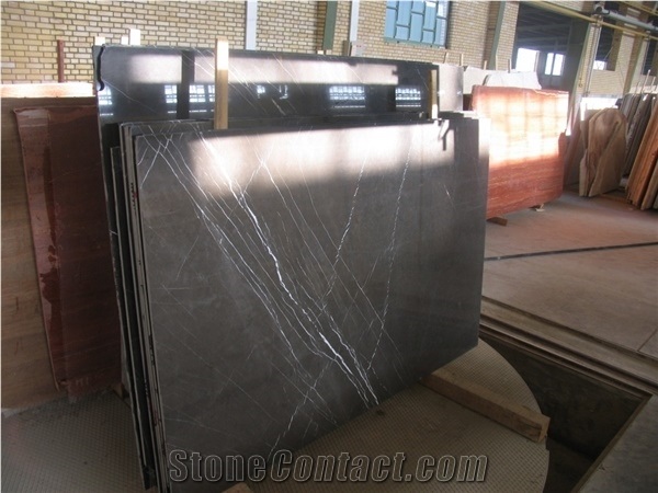 Pietra Grey, Iran Grey Marble Polished Slabs,Floor Covering Tiles