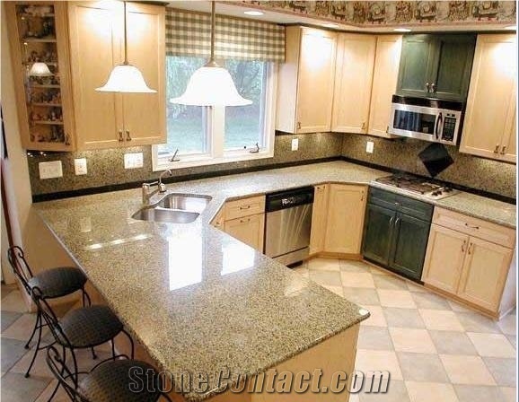 Polished G682 Rusty Yellow China Natural Stone Granite
