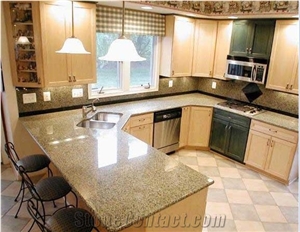 Polished G682 Rusty Yellow China Natural Stone Granite