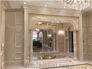 Popular Aran White Extra Marble Turkey Slabs/ Tiles, House Decoration