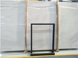 Popular White Natural Building Stone Slabs Tiles for Indoor Decoration