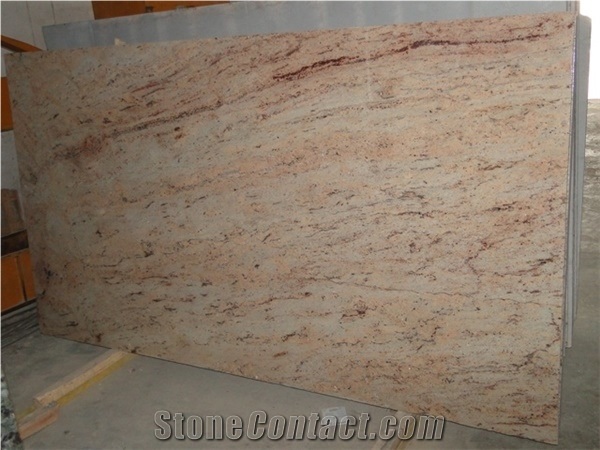 Shivakashi Gold Slabs Yellow Granite Polished Floor Covering Tiles