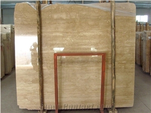 Turkey Beige Classic Travertine Slabs/Hotel Floor Covering Pattern