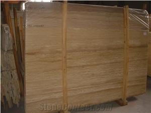 Turkey Beige Classic Travertine Slabs/Hotel Floor Covering Pattern