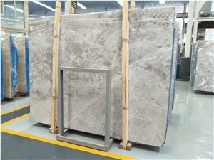 Turkey Dora Cloud Grey Project Interior Marble Wall & Flooring Design
