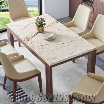 Turkey Sofitel Gold Marble Beige Slabs for Pool Copping, Wall Covering
