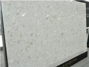 White Artificial Quartz Stone Slab&Tile for Kitchen Countertop