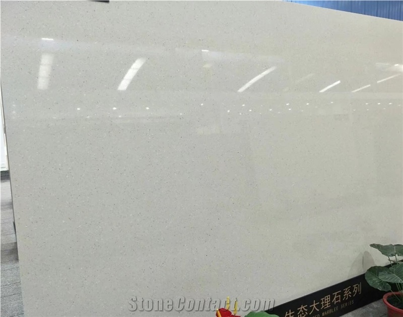 White Crystallo Artificial Quartz Stone Slabs&Tiles,Wall and Floor