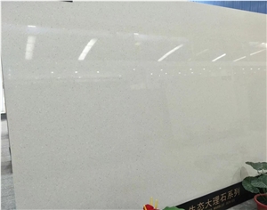 White Crystallo Artificial Quartz Stone Slabs&Tiles,Wall and Floor